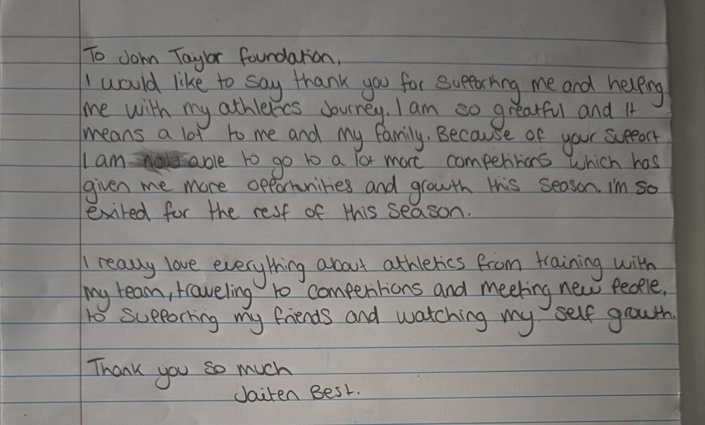 Jaiten's letter